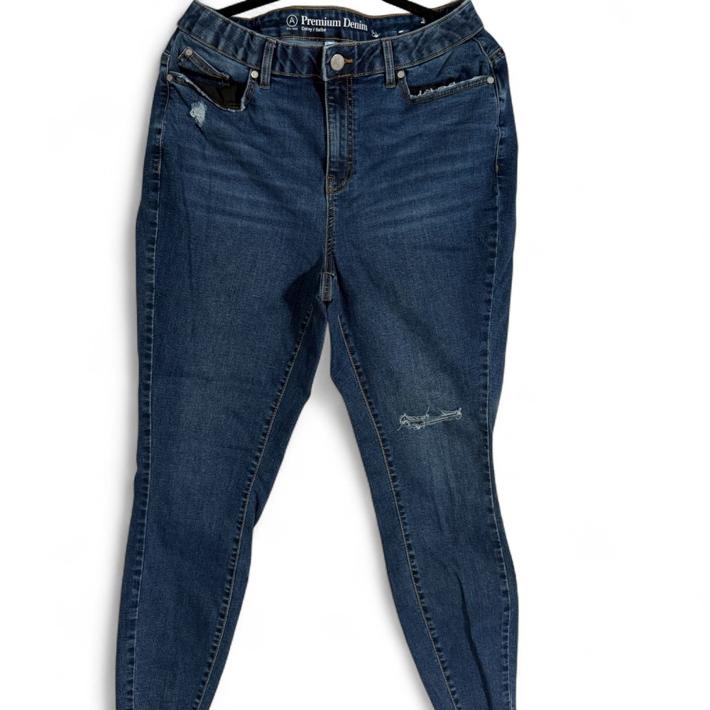 Pennington Curvy Dark Blue Jeans Size 16